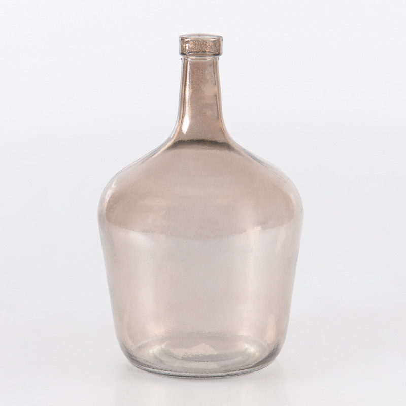 Mini vase Dame Jeanne taupe en L'Incroyable